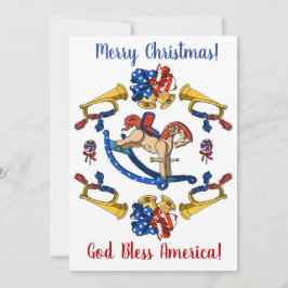 愛国的なクリスマス シーズンカード