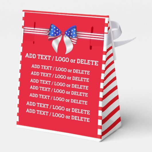 愛国的なクリスマス – 戻る フェイバーボックス (裏面サイド)