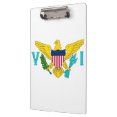 愛国的なクリップボードとヴァージン諸島国旗 クリップボード (左)
