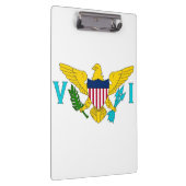 愛国的なクリップボードとヴァージン諸島国旗 クリップボード (右)