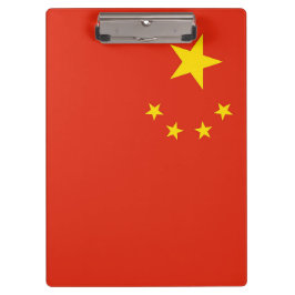 愛国的なクリップボードと中国のフラグ クリップボード