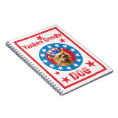 愛国的なケアン・テリア ノートブック (右側)