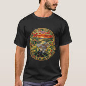 愛国的なケンタッキー州のシンボル Tシャツ (正面)