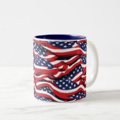 愛国的なコーヒーマグ ツートーンマグカップ (正面右)