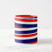 愛国的なコーヒーマグ ツートーンマグカップ (中央)