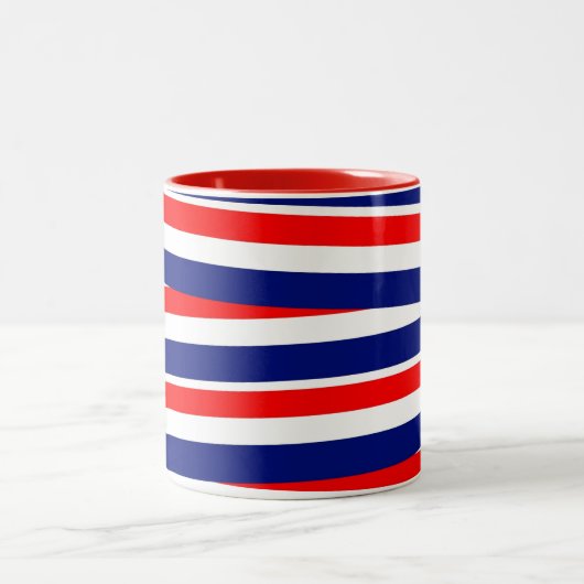 愛国的なコーヒーマグ ツートーンマグカップ (中央)