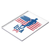 愛国的なゴルフUSA ノートブック (左側)