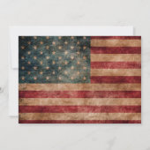 愛国的なサッカーの父の日パーティー 招待状 (裏面)