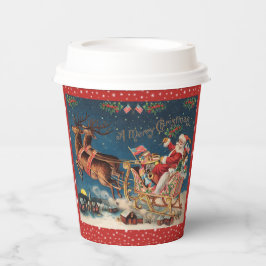 愛国的なサンタメリークリスマス 紙コップ