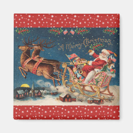 愛国的なサンタ マグネット