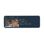 愛国的なサンタ ラベル (正面)