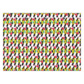 愛国的なジャマイカのトリニダード国旗 テーブルクロス (正面(横))