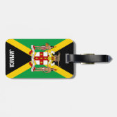 愛国的なジャマイカの荷物タグ、ジャマイカ国旗 ラゲッジタグ (裏面横)