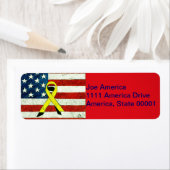 愛国的なジョー ラベル (インサイチュ)