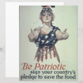 愛国的なスクラップブック紙 (正面/裏面)