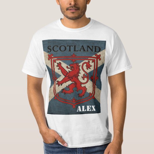 愛国的なスコットランドのTシャツ Tシャツ (正面)