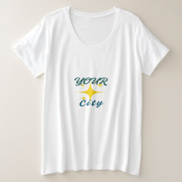 「愛国的なスタイルはっきりした：アメリカのTシャツデザインでイブを プラスサイズTシャツ