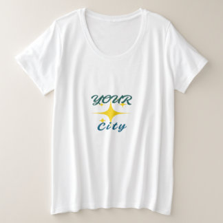 「愛国的なスタイルはっきりした:アメリカのTシャツデザインでイブを プラスサイズTシャツ