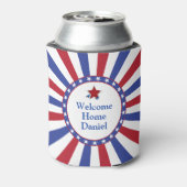 愛国的なスターとストライプが故郷に名を馳せる 缶クーラー (缶裏面)