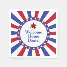 愛国的なスターとストライプが故郷を歓迎