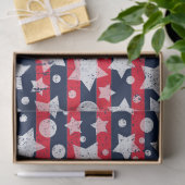 愛国的なスターとストライプのヴィンテージ 薄葉紙 (ギフト)