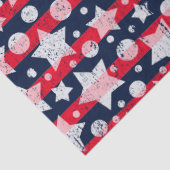 愛国的なスターとストライプのヴィンテージ 薄葉紙 (詳細)