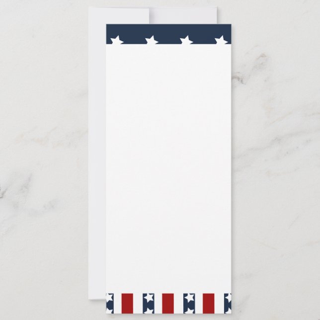 愛国的なスターとストライプアメリカ国旗のデザイン (正面)