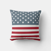 愛国的なスターとストライプアメリカ国旗 クッション (正面)
