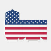 愛国的なスターとストライプアメリカ国旗 フェイバーボックス (折り畳みなし)