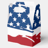 愛国的なスターとストライプバースデーパーティー フェイバーボックス (オープン)