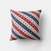 愛国的なスターとストライプ枕 クッション (裏面)