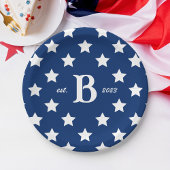 愛国的なスターとストライプ7月4日パーティー ペーパープレート