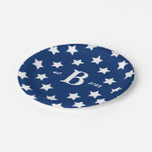 愛国的なスターとストライプ7月4日パーティー ペーパープレート (アングル)