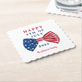 愛国的なスターとストライプ7月4日 ペーパーコースター (アングル)