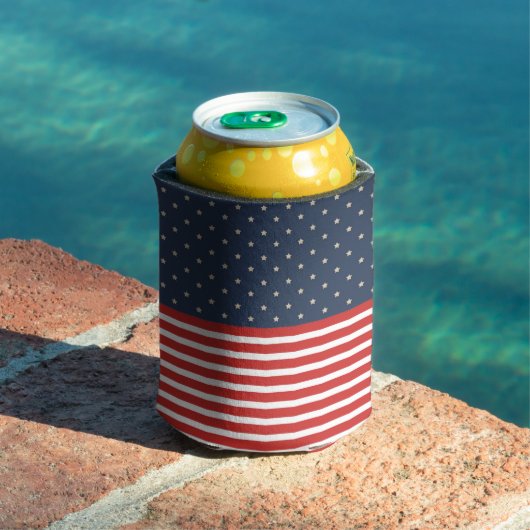 愛国的なスターとストライプ ボトルクーラー (インサイチュ プール)