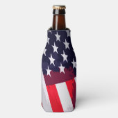 愛国的なスターとストライプ ボトルクーラー (ボトル正面)