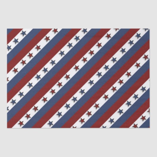 愛国的なスターとストライプ 薄葉紙 (正面)