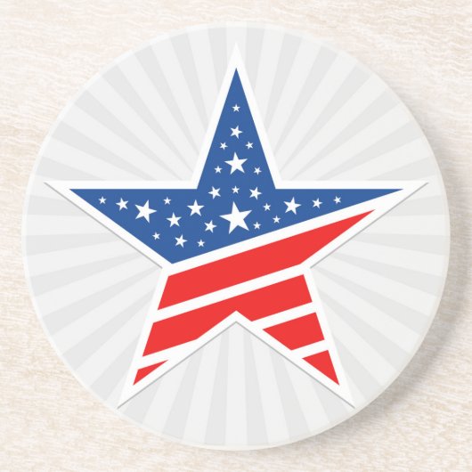 愛国的なスタードリンクコースター コースター (正面)