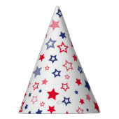愛国的なスターパーティー帽子 パーティーハット (右)