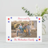 愛国的なスター家族の写真 シーズンカード (スタンド正面)