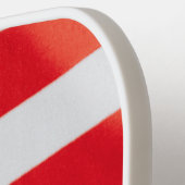 愛国的なスター&ストライプズのピクレボールパドル – USA ピックルボールラケット (左詳細)