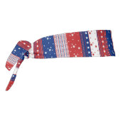 愛国的なスター&ストライプ抽象芸術アメリカ国旗2 タイヘッドバンド (回転270)