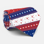 愛国的なスター&ストライプ抽象芸術アメリカ国旗2 ネクタイ (ロール)