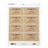 愛国的なスター・ビジネス・ラベル ラベル (フルシート)