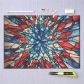 愛国的なステンドグラス 薄葉紙 (クラフト)