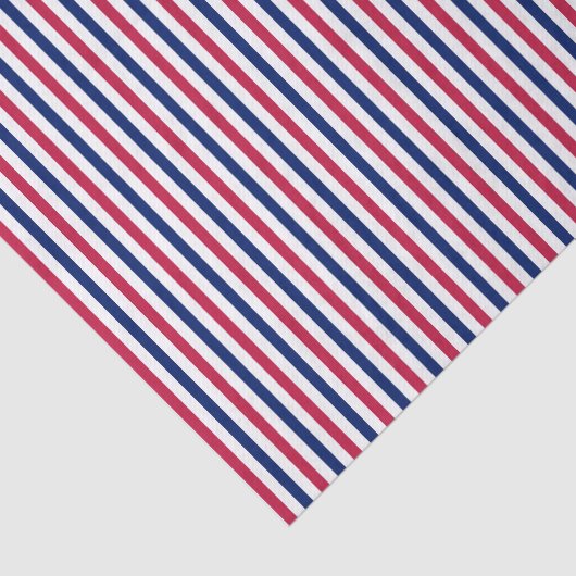 愛国的なストライプ赤白青アメリカのギフトラップ 薄葉紙 (詳細)
