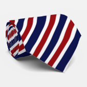 愛国的なストライプ赤白青 ネクタイ (ロール)