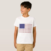 愛国的なスノーモービル Tシャツ (正面フル)
