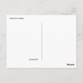 愛国的なターキーの行進 ポストカード (裏面)