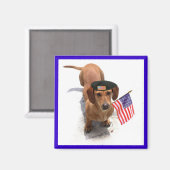 愛国的なダシュント磁石 マグネット (正面/裏面)